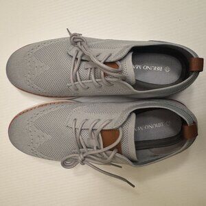 Bruno Marc Men's Mesh Oxfords Sneakers Dress Shoes Grey Size 12